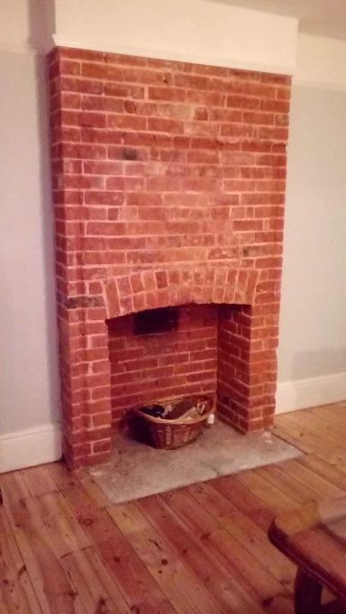 Fireplace Wall repair